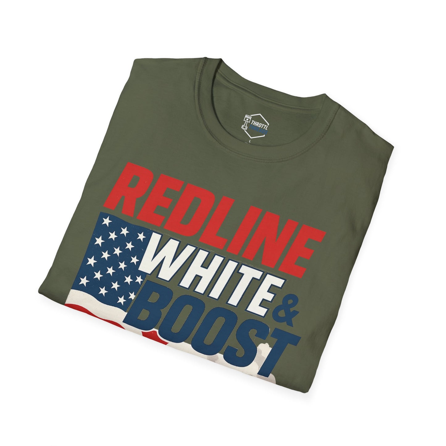 Redline, White & Boost Tee