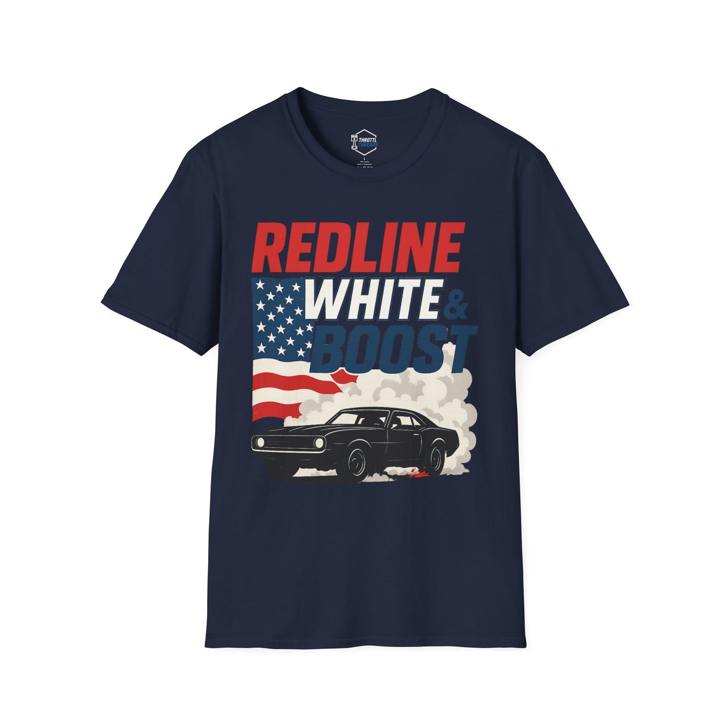 Redline, White & Boost Tee