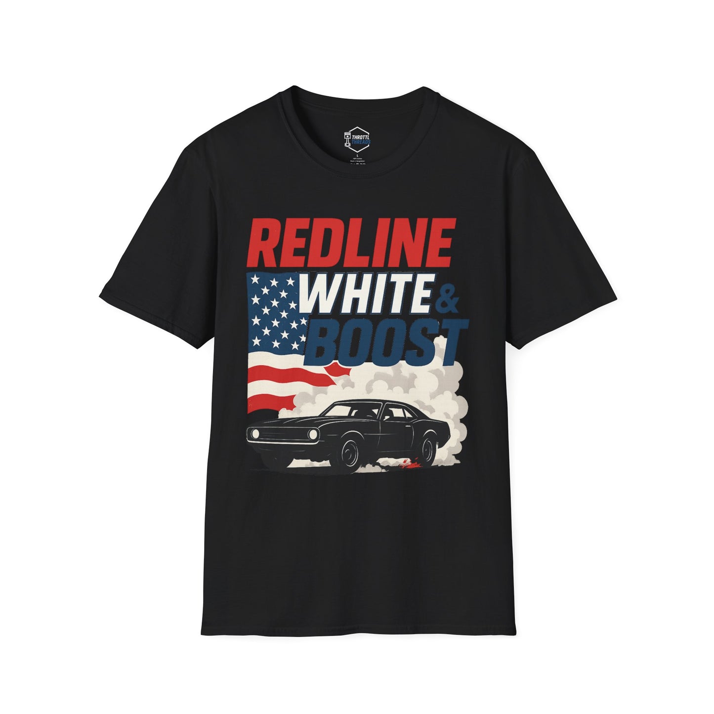 Redline, White & Boost Tee