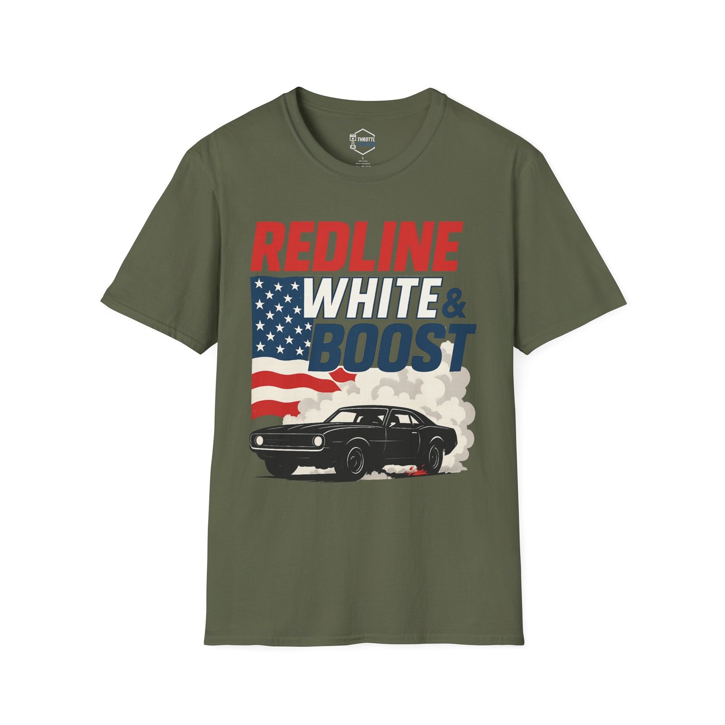 Redline, White & Boost Tee