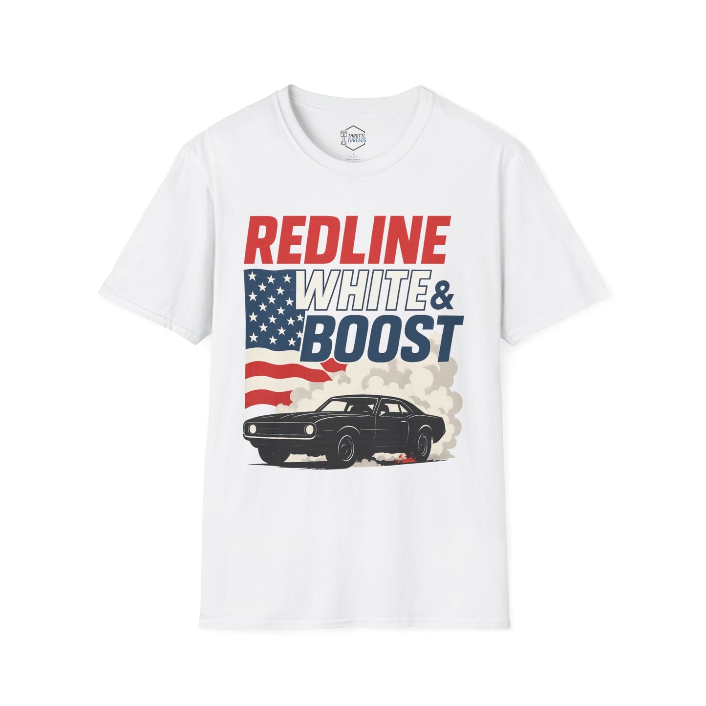 Redline, White & Boost Tee