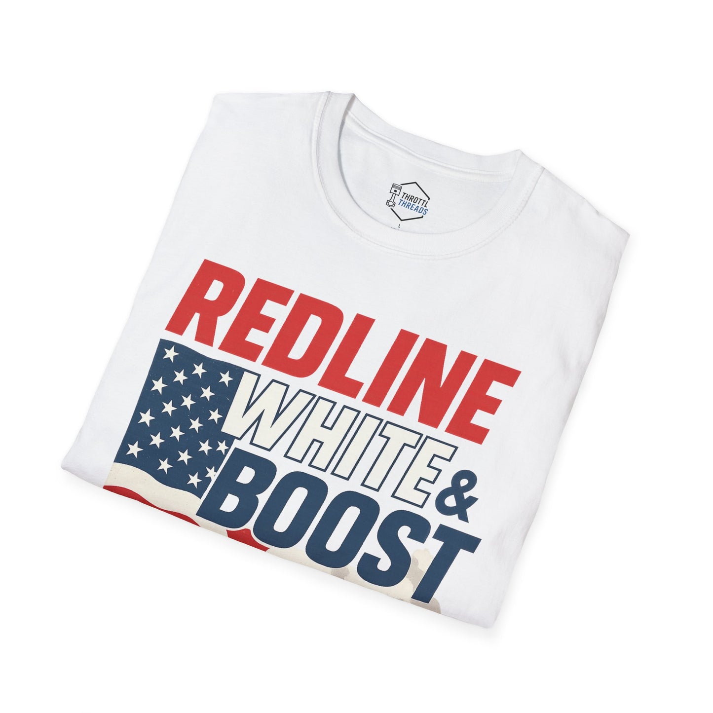 Redline, White & Boost Tee