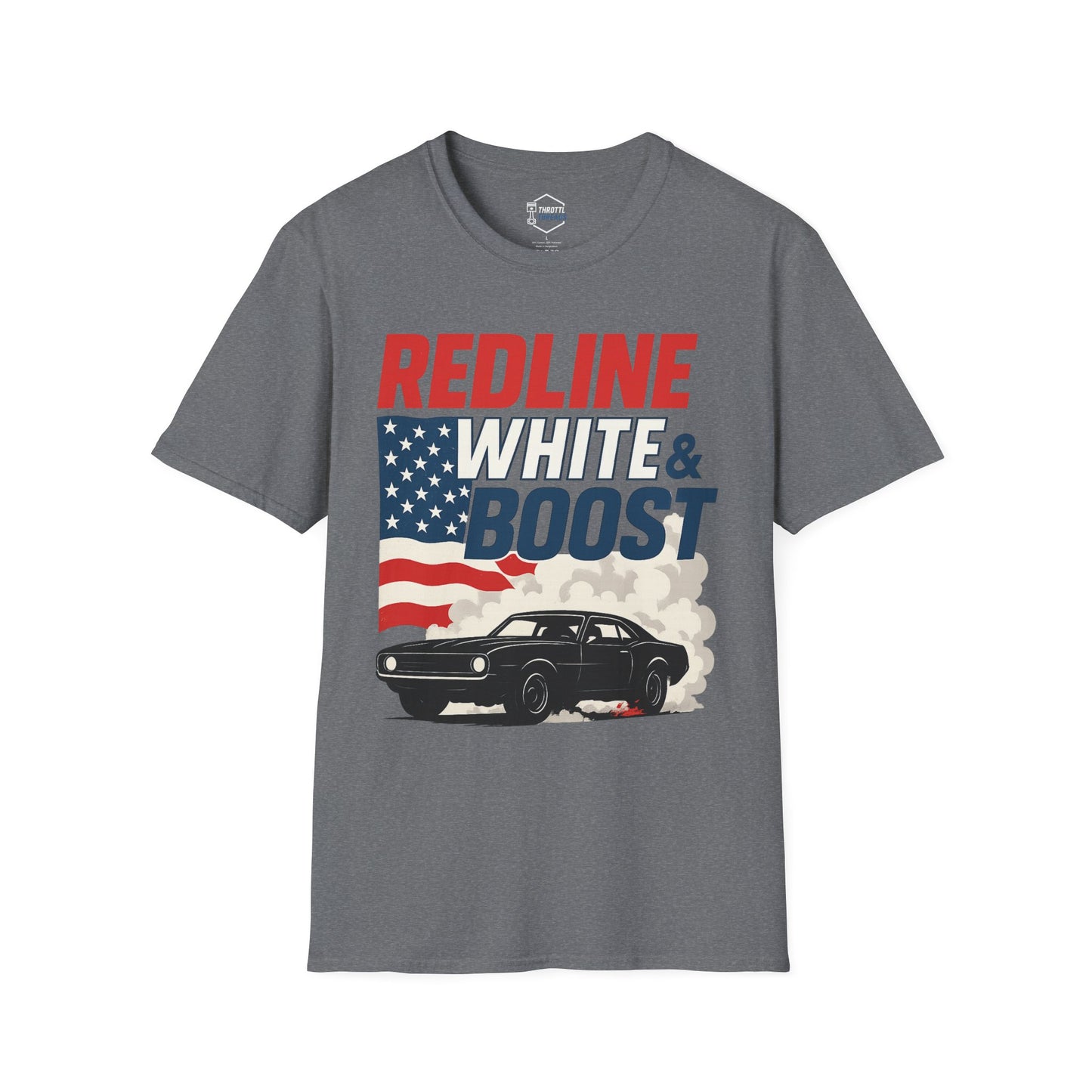 Redline, White & Boost Tee