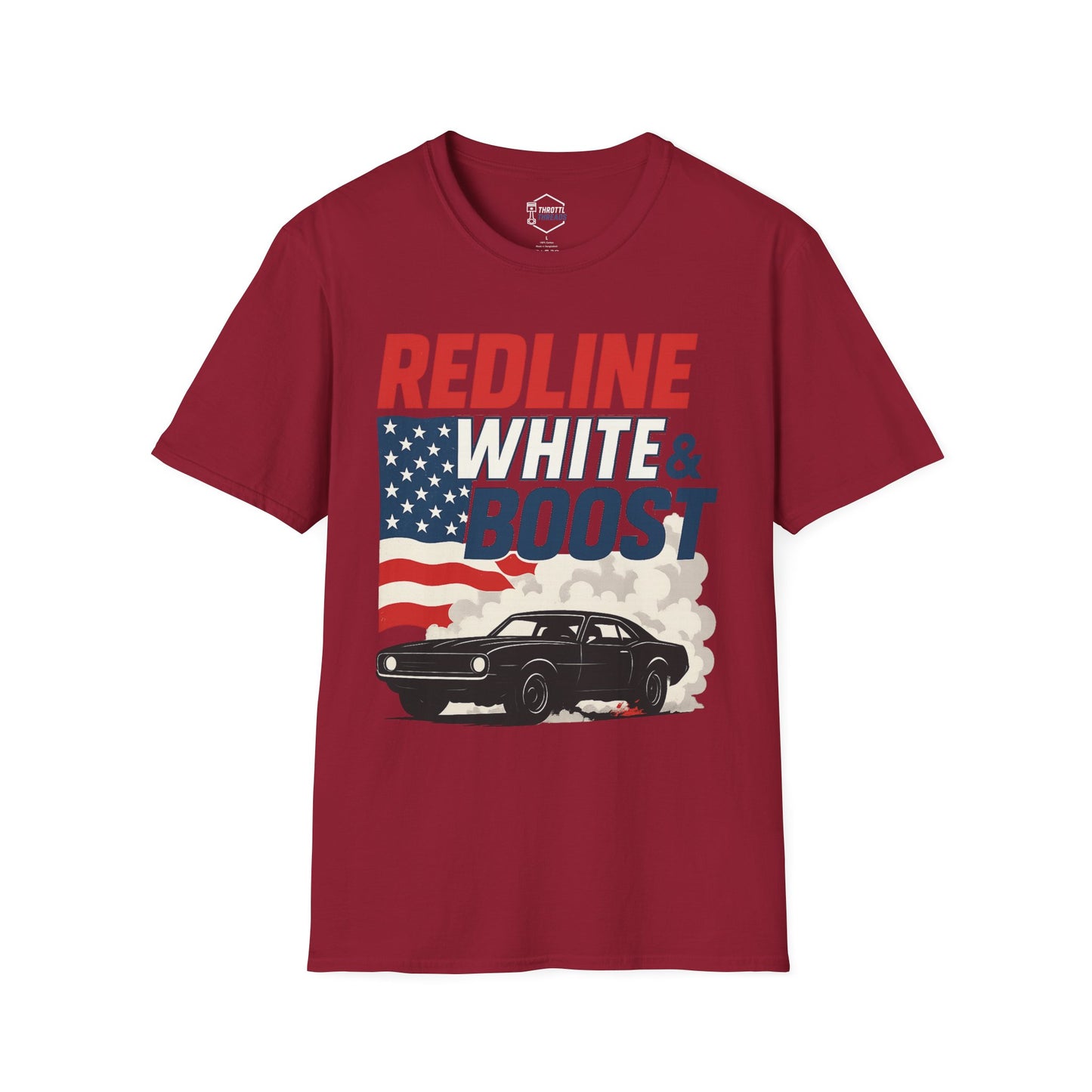 Redline, White & Boost Tee