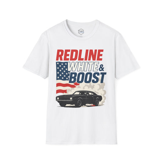 Redline, White & Boost Tee