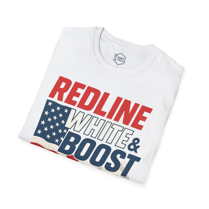Redline, White & Boost Tee