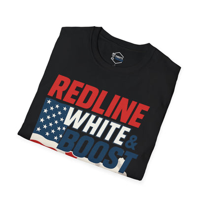 Redline, White & Boost Tee