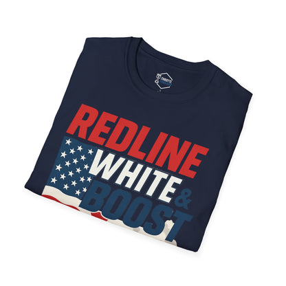 Redline, White & Boost Tee