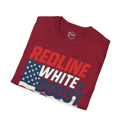 Redline, White & Boost Tee